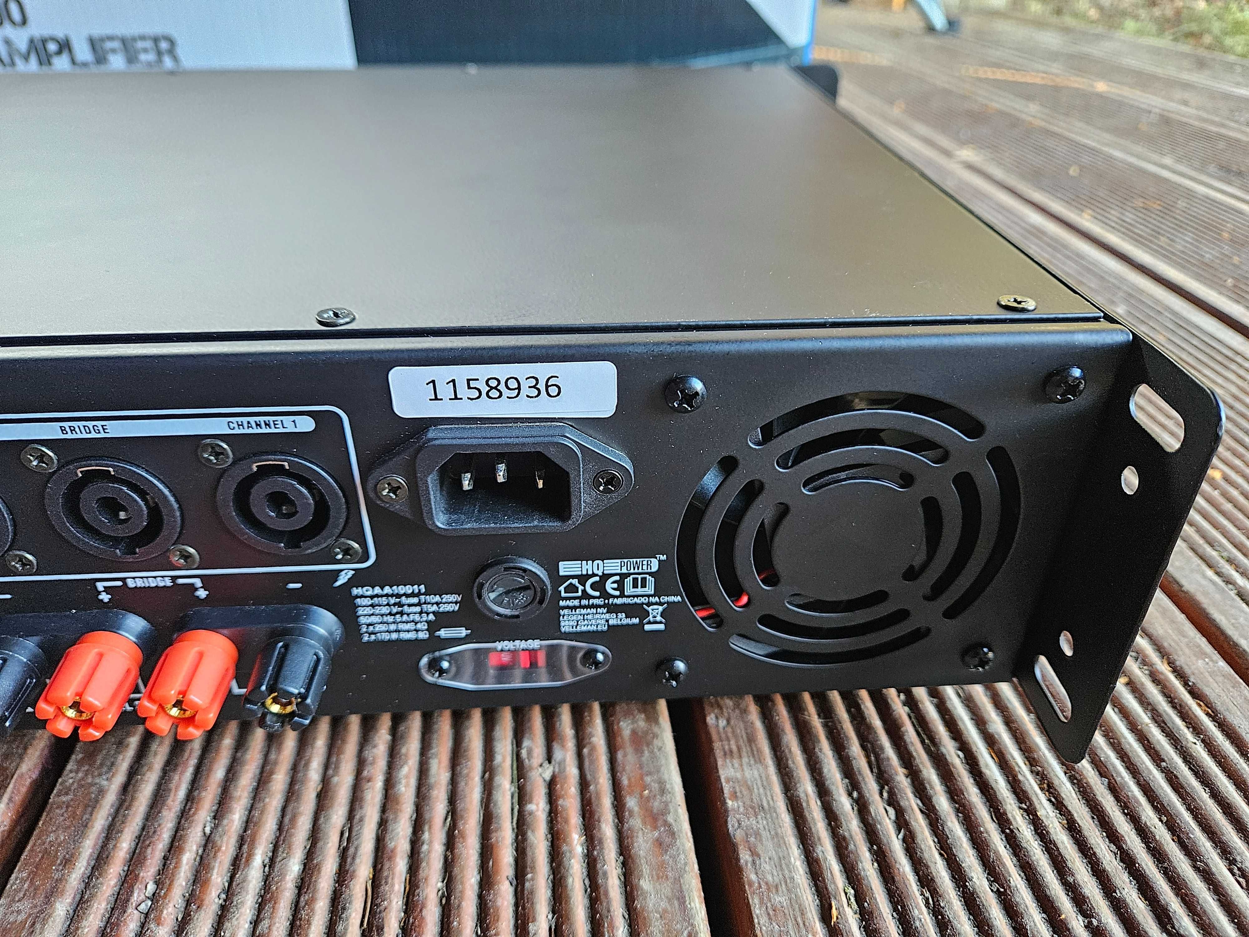 Końcówka mocy hq sagira 200 2x200RMS 8ohm