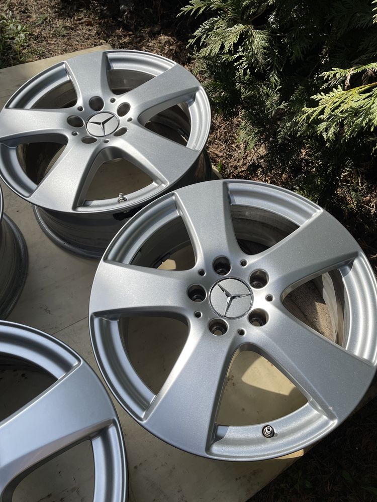 Oryginalne alufelgi MERCEDES 17” 5x112 VW, Skoda inne Czujniki !!