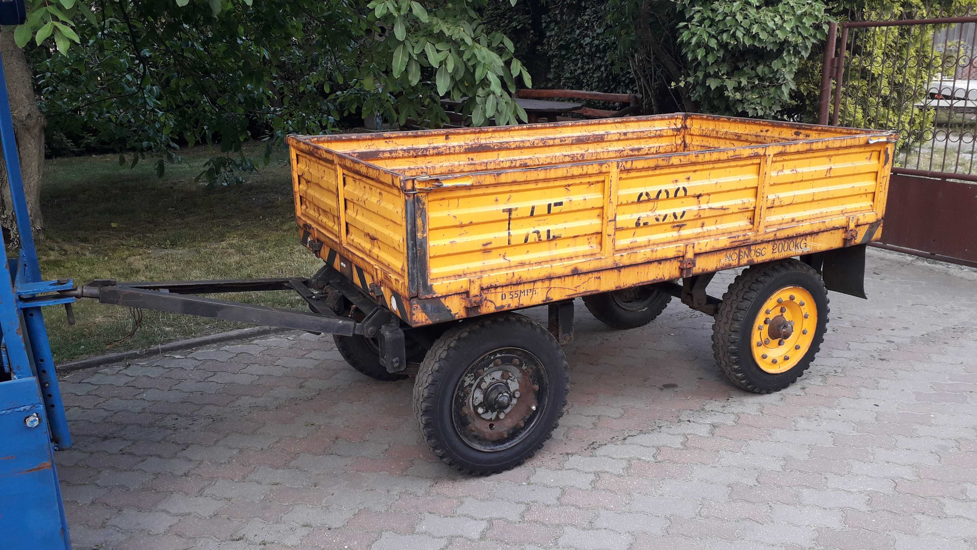 przyczepka ogrodnicza narzedziowa specjalna transportowa rolnicza