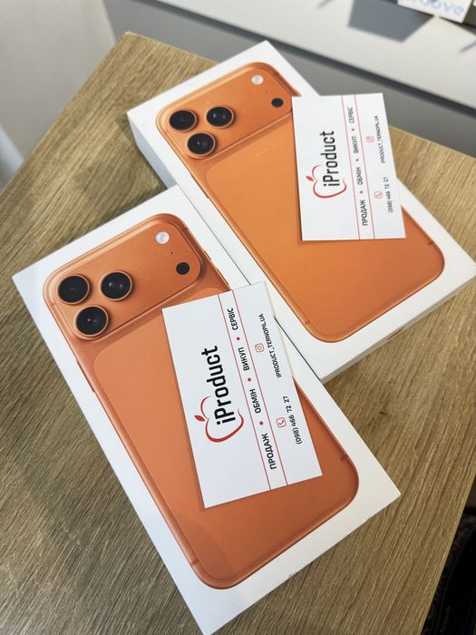 NEW iPhone 17 Pro Max 256Gb Cosmic Orange NeverLock, Нові, Запаковані!