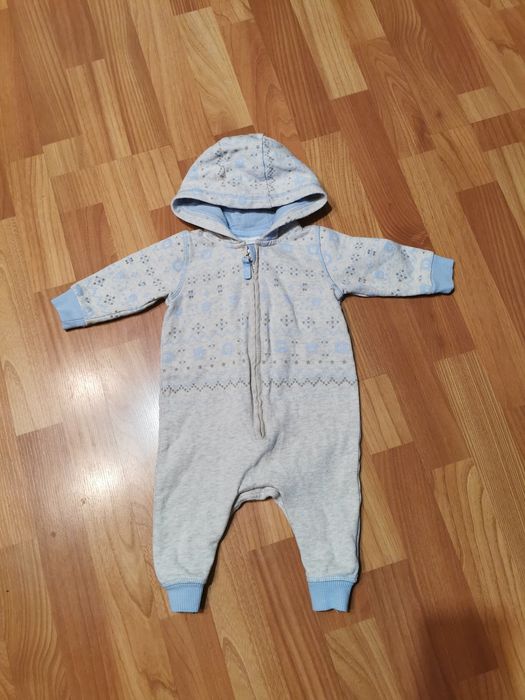 Kombinezon dresowy next pajac pajacyk bez stóp dla chłopca chłopięcy