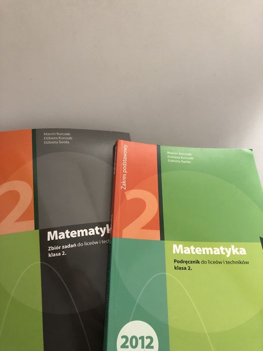 Matematyka 2 podręcznik + zbior zadań