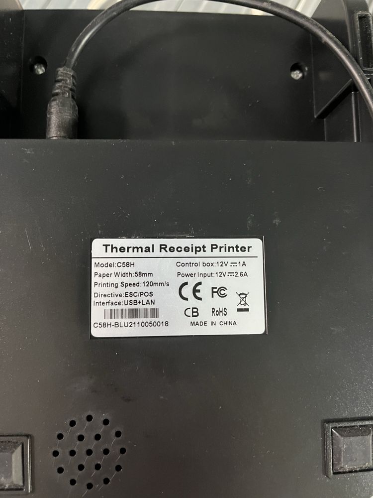 Printer c58h 2d scaner