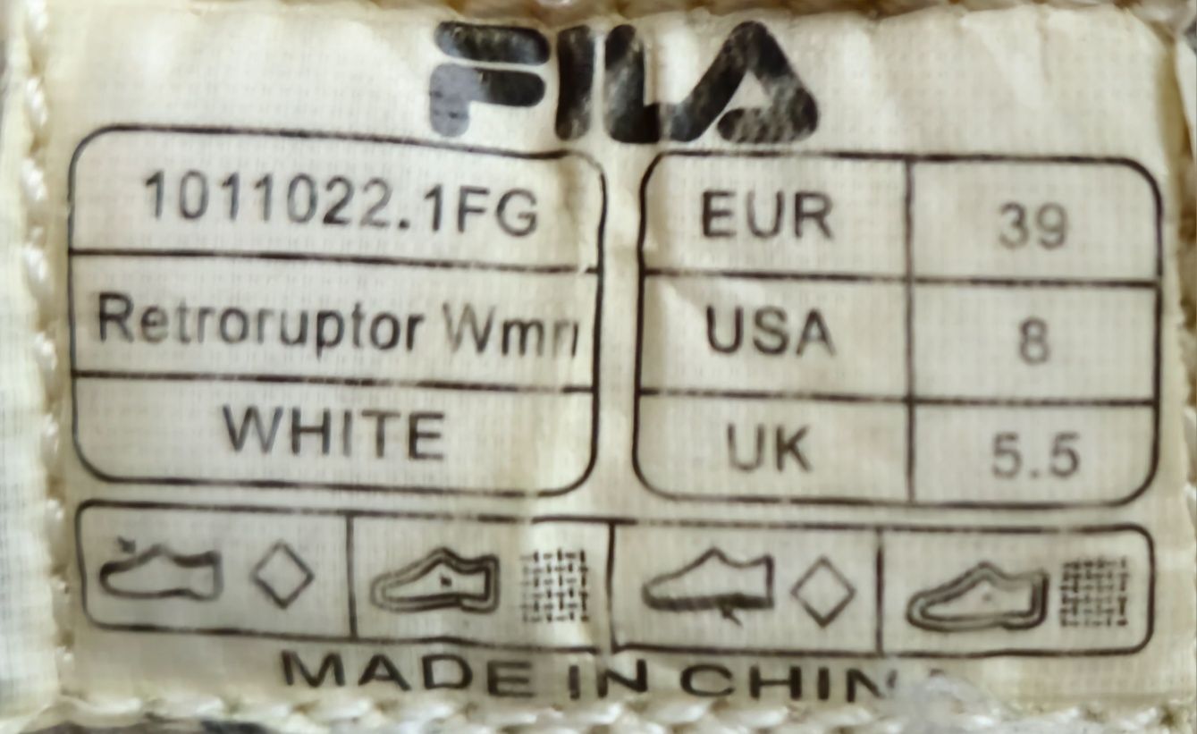 Buty Fila trapery Retroruptor WMN - rozm 39