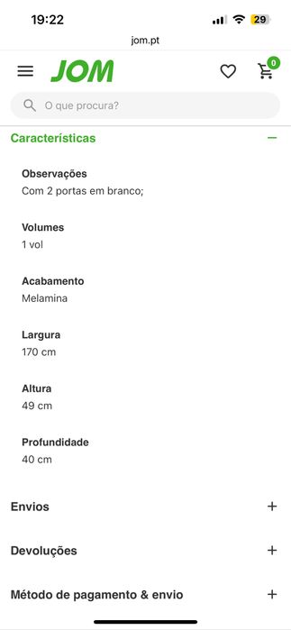 Móvel de Tv com apenas 1 mês de uso