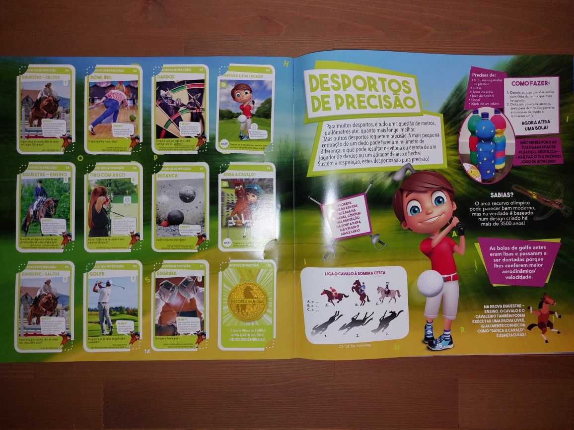 Caderneta Completa " Super Desportos "