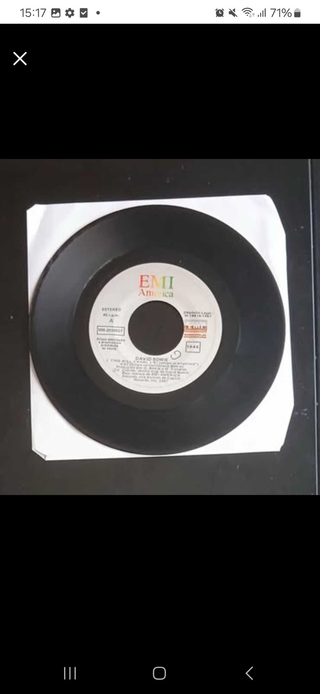 DAVID BOWIE Vinil raro para colecionadores