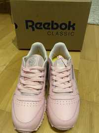 Buty sportowe REEBOK Classic Leather Metallic kolor różowy