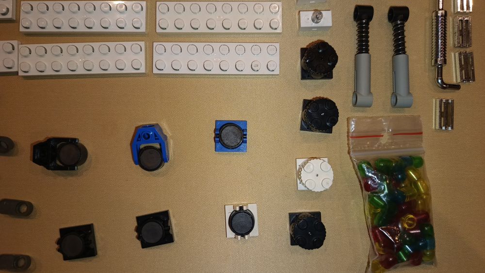 LEGO technic kable 9v micromotory silniczki lampki pneumatyka haki kg