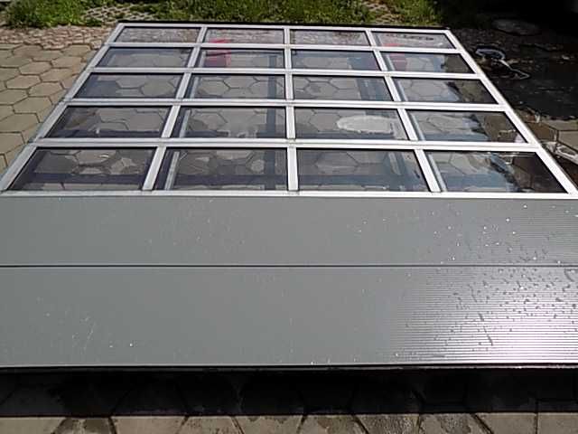 Brama garażowa segmentowa panelowa 422x450cm