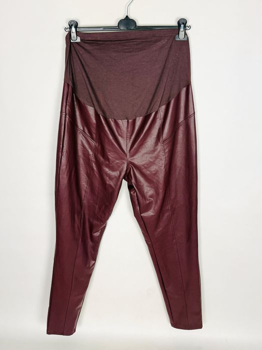 Ciążowe legginsy z materiału imitującego skórę 4XL 48 New Look