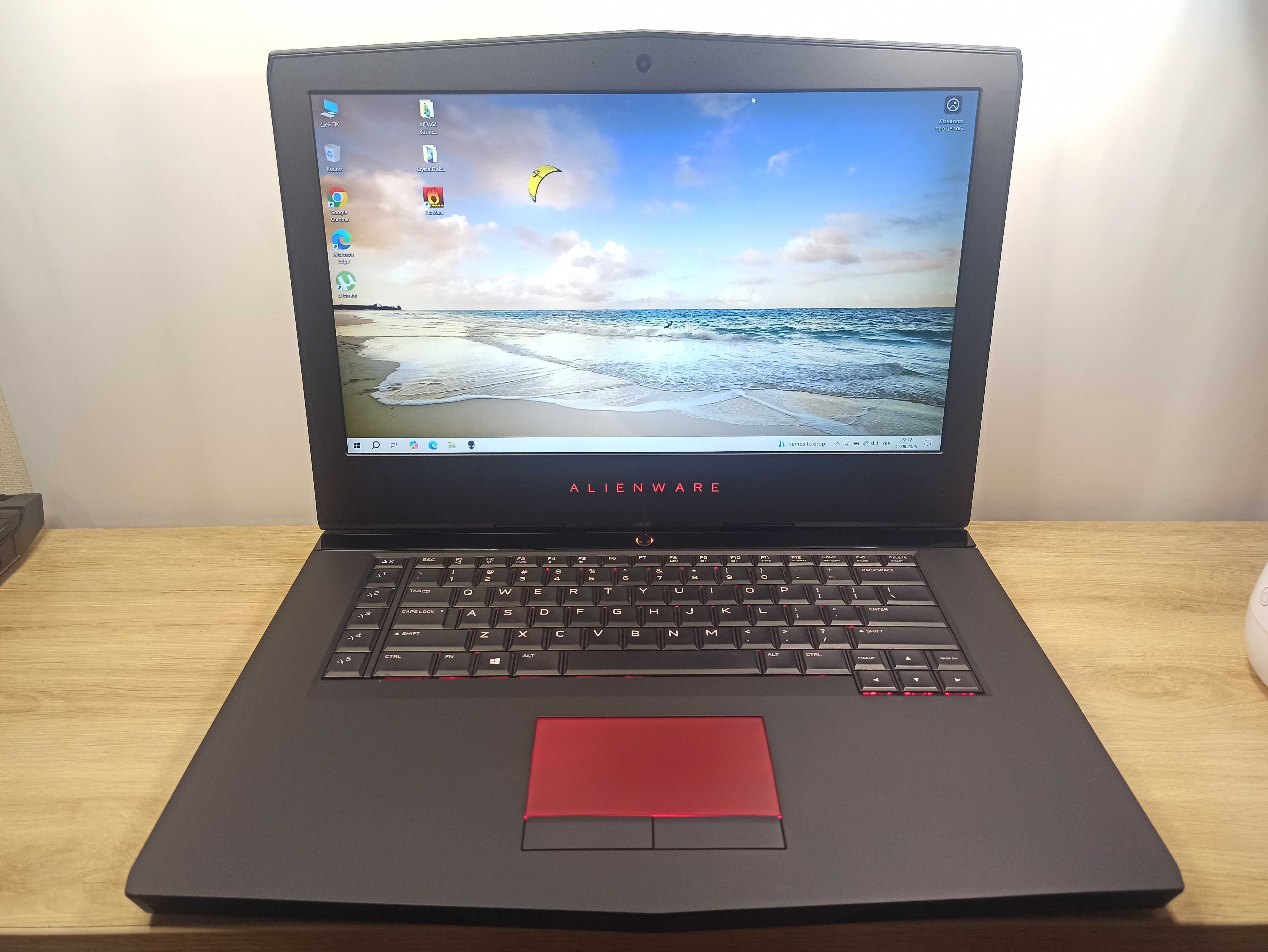 Ігровий Alienware 15 R4 120Hz/8750H/GTX 1070/16Gb/256Gb+1TB краща ціна