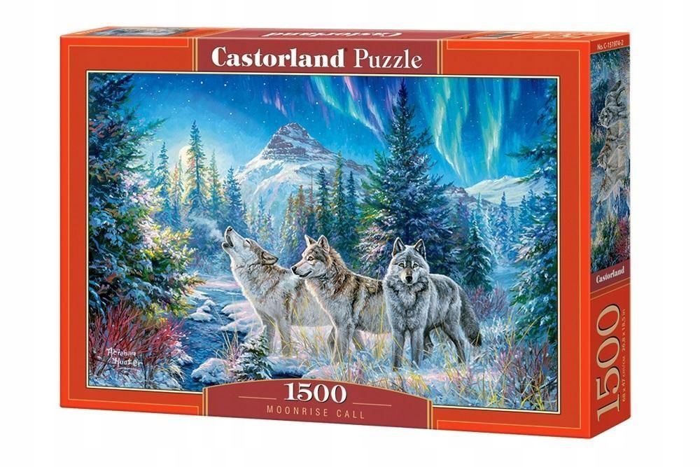 Puzzle 1500 Moonrise Call Castor, Castorland