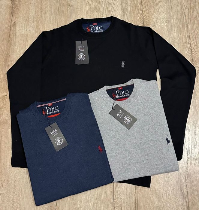 swetry męskie th Ralph Lauren serek i okragle