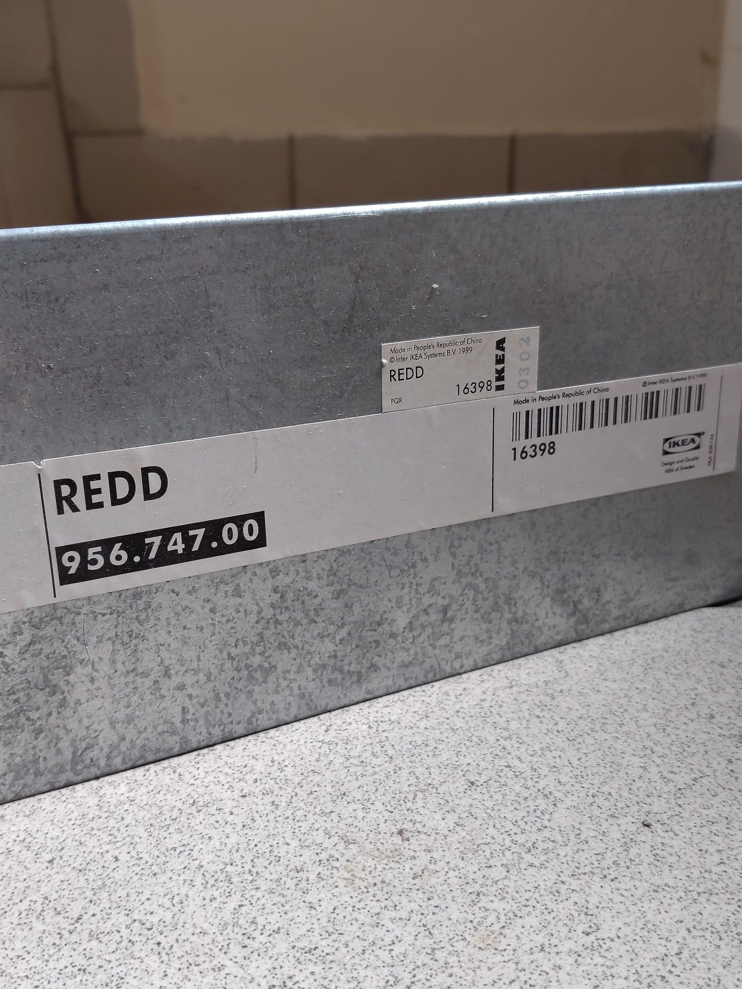INDUSTRIAL LOFT metalowa półka na buty IKEA 1999r. REDD 956.747.00