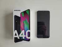 Samsung Galaxy A40 64GB Black, Duals SIM, Super Stan - Komplet, QC25W