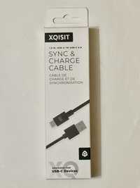 Kabel Xqisit Sync & Charge Cable USB-C / USB-A