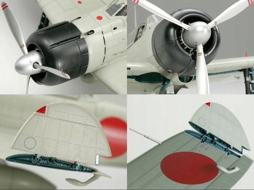 Samolot model 1/32 Mitsubishi A6M2b Zero Fighter 21 Tamiya 60317