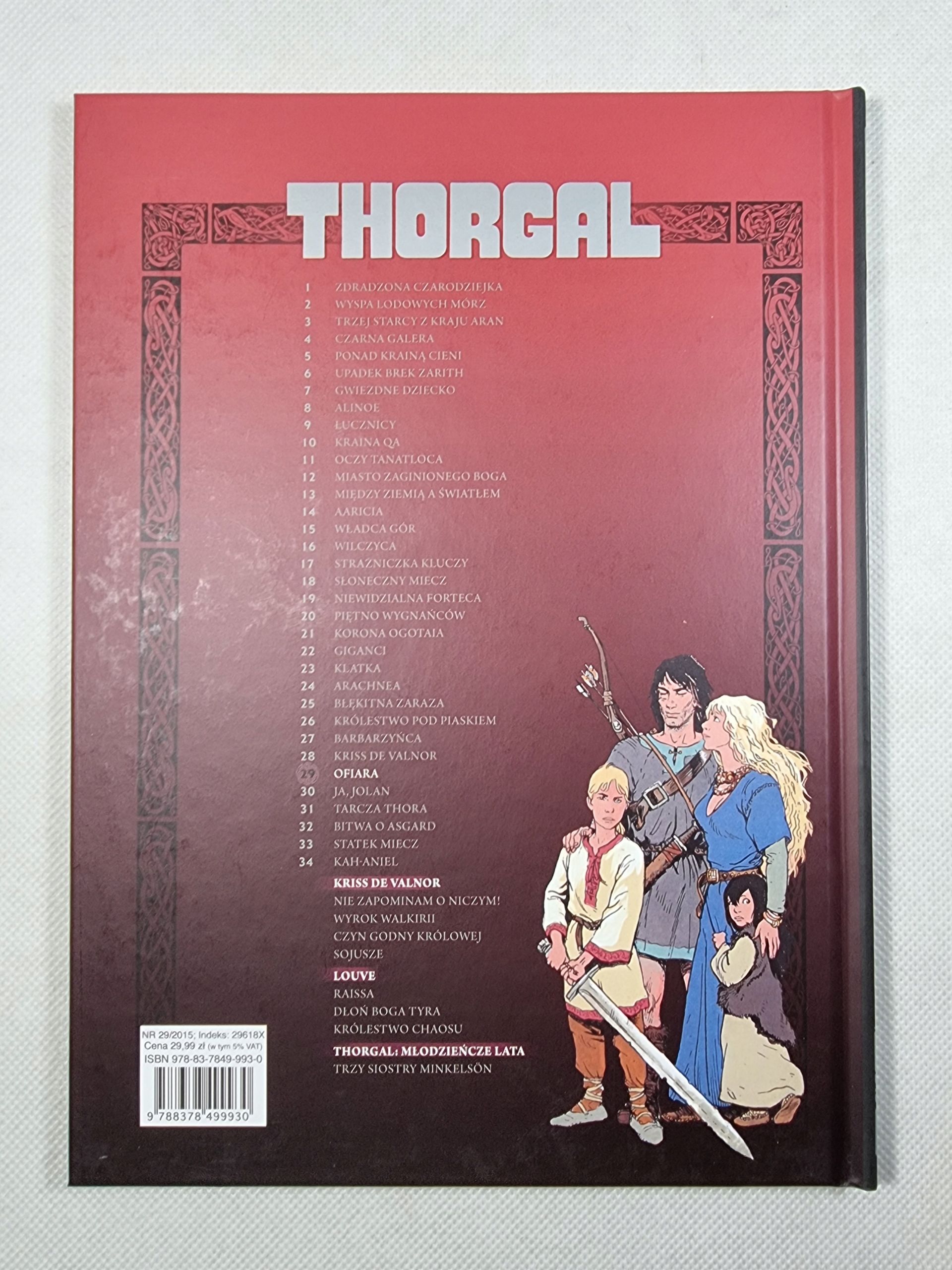 Thorgal Tom 29 / Ofiara / Kolekcja Hachette