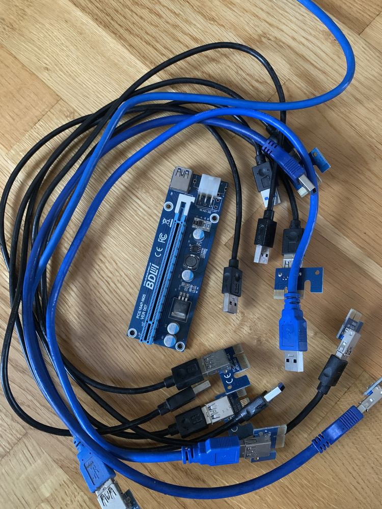 Райзер 6pin, 8штук