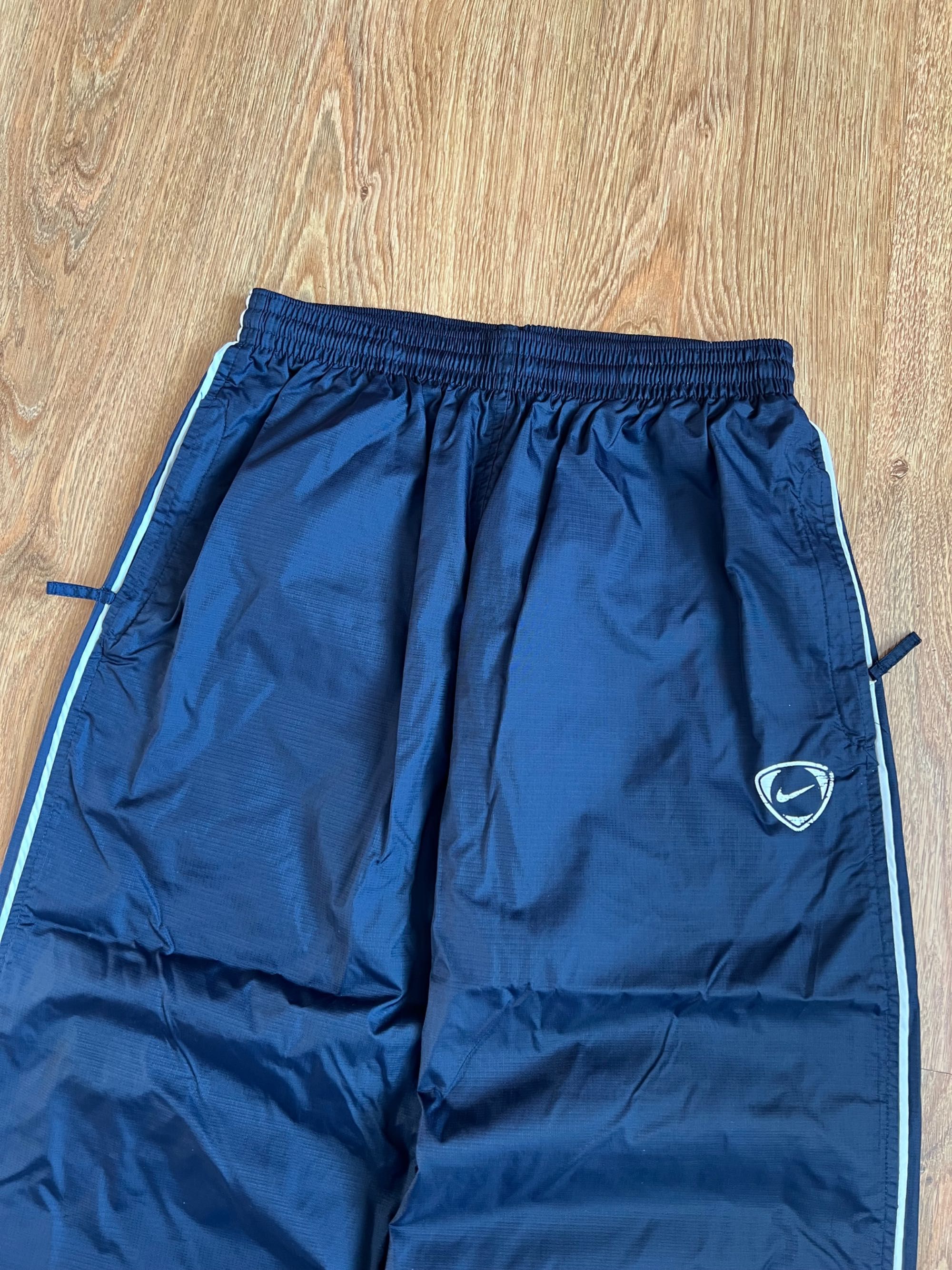 Нейлоновые штаны Nike Baggy парашуты Nylon широкий фит Sk8 rep y2k