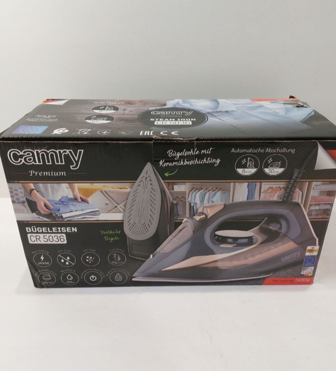 Żelazko Camry model CR 5036 moc 3400 W