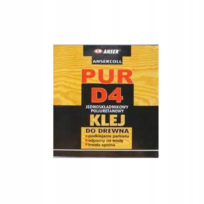 Klej do drewna wodoodporny poliuretanowy Ansercoll PUR D4 5,5L