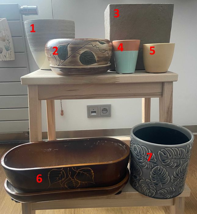 Ceramiczne doniczki i osłonki