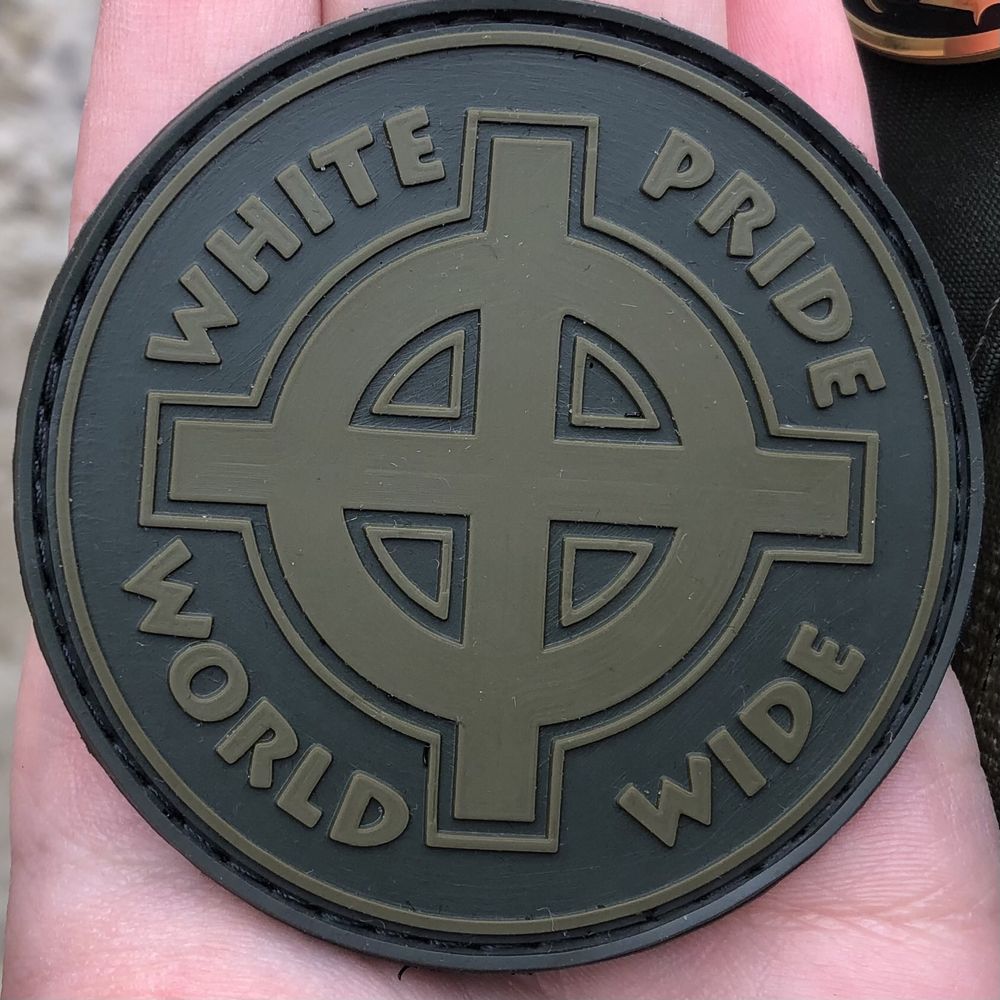 ПВХ шеврон патч White Pride