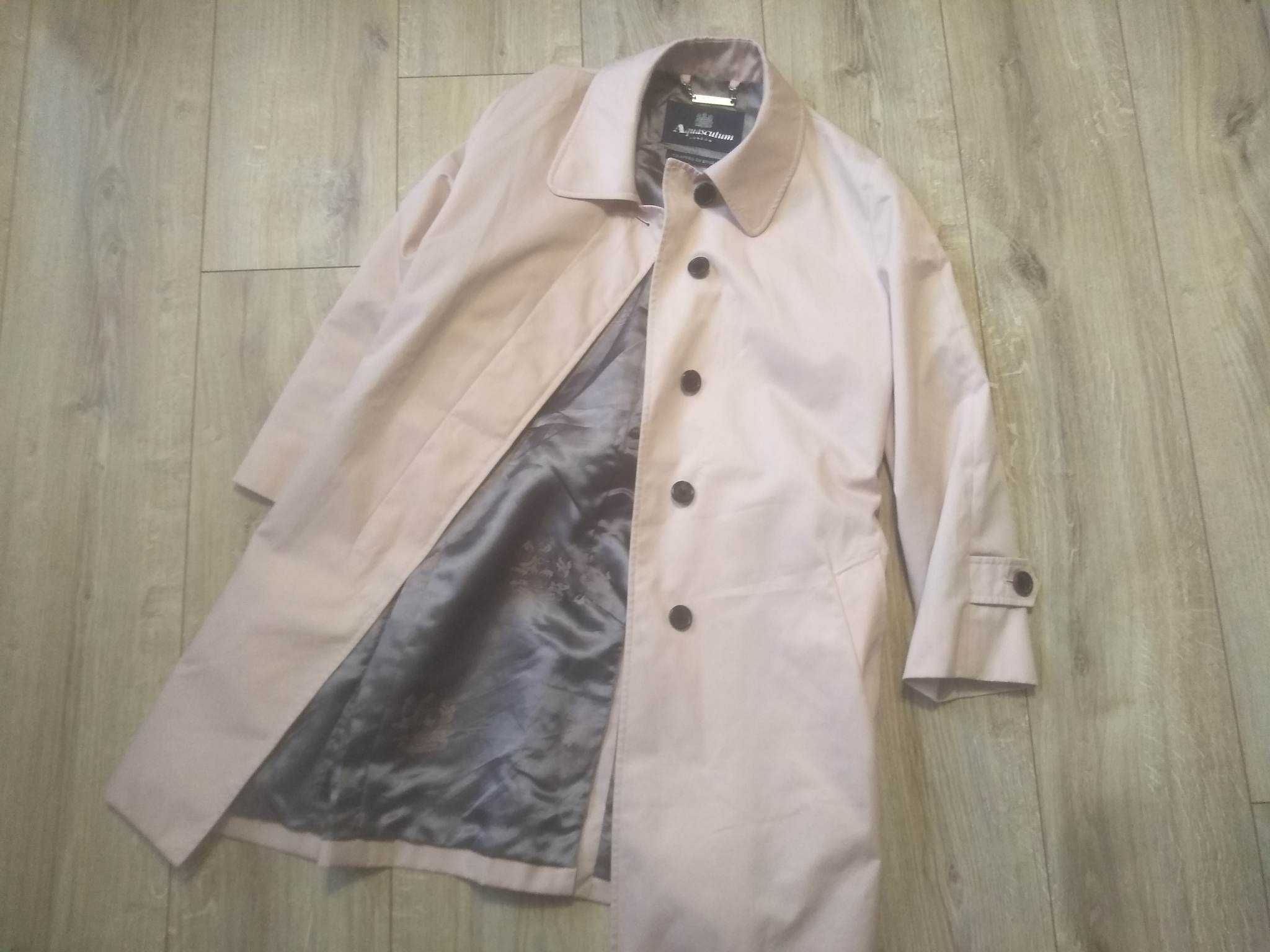 Aquascutum London coat trench płaszcz size 10 ( około S)