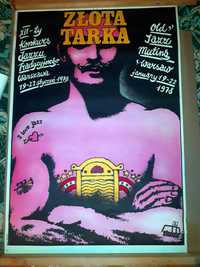 Oryginalny Plakat Rafał Olbiński "Złota Tarka 1978r"