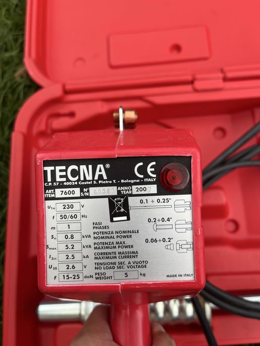 Zgrzewarka gwoździarka transformatora SPOTTER TECNA 7600