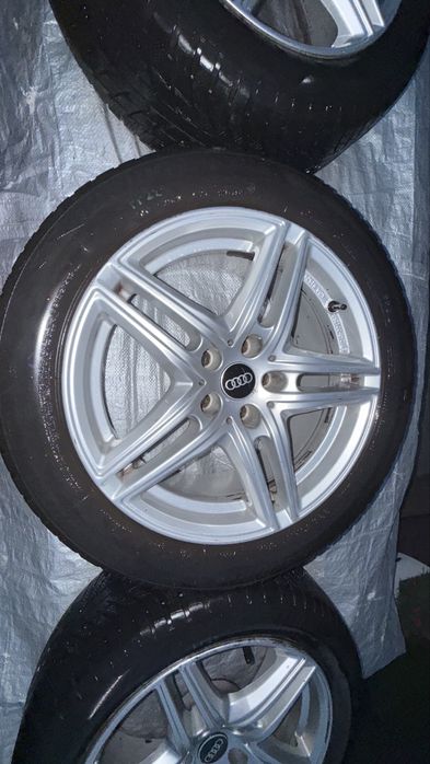 Felgi 225/50/17 koła z oponami Audi A6 Bridgestone zimowe