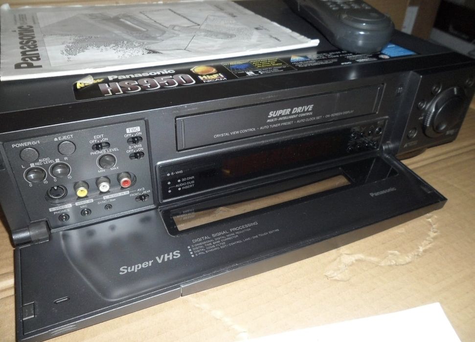 Leitor s-vhs Panasonic hs-950