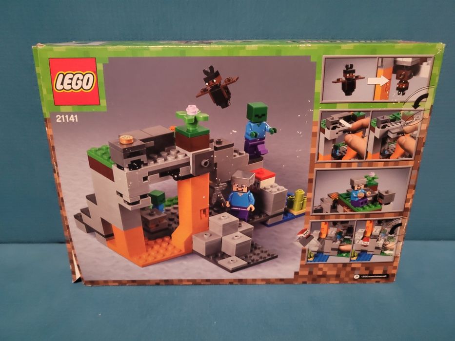 Klocki Lego Minecraft jaskinia zombie 21141