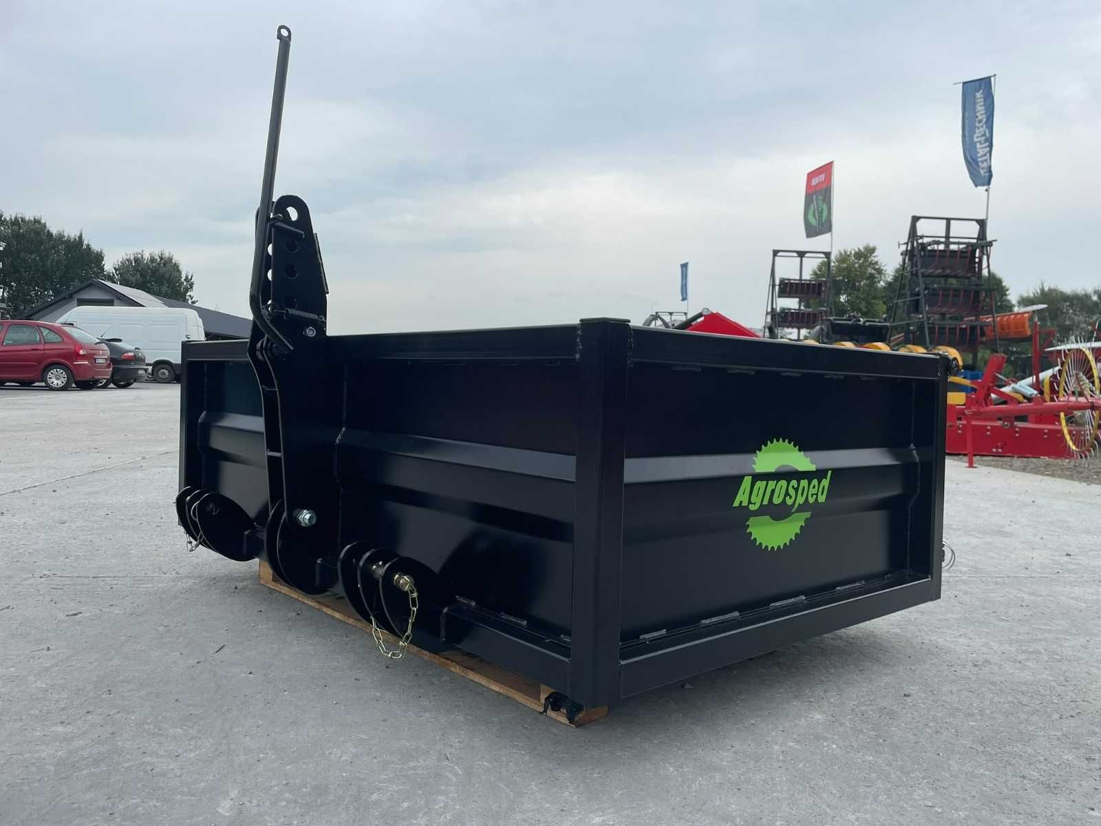 Skrzynia transportowa ładunkowa paczka do ciągnika 1.65m 1.85m 2.10 m