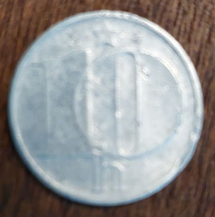 Moeda da Checoslováquia (antes da separação) de 1985