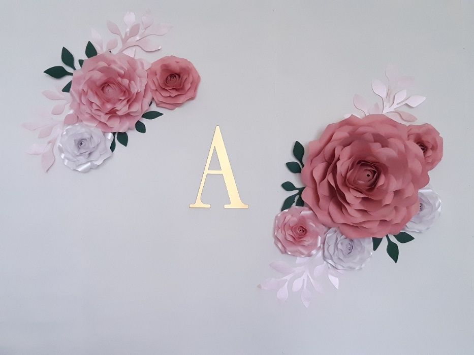 Róże 3D z papieru Chanel
