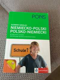 Książka Slownik Szkolny Niemcko-Polski i Polsko- Niemiecki/ A5