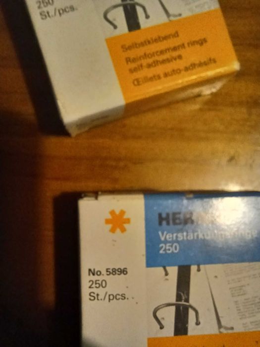 Argolas para reforçar folhas