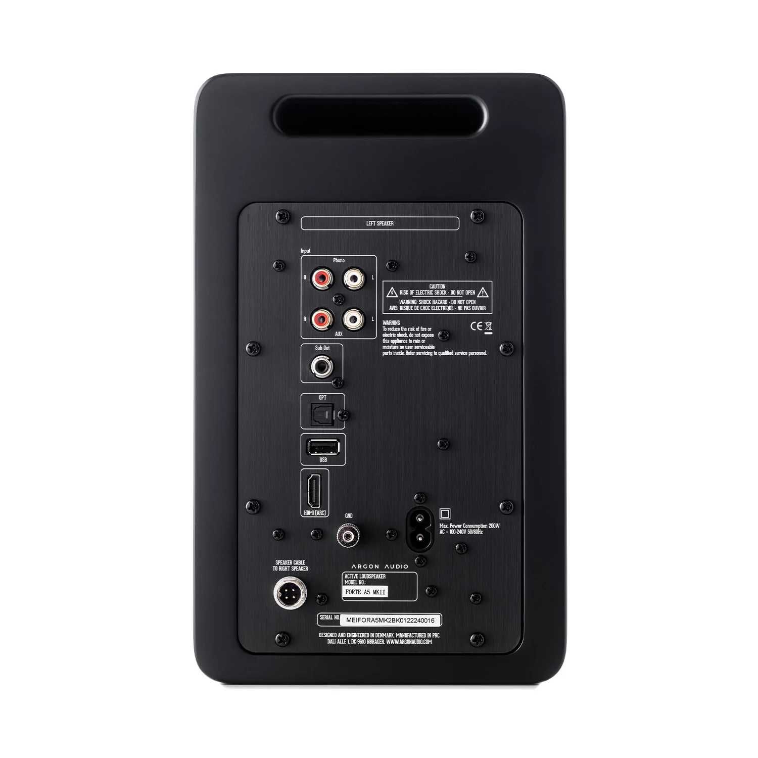 Argon Audio Forte A5 MK2 Czarne HDMI PHONO Kolumny aktywne SKLEP RATY