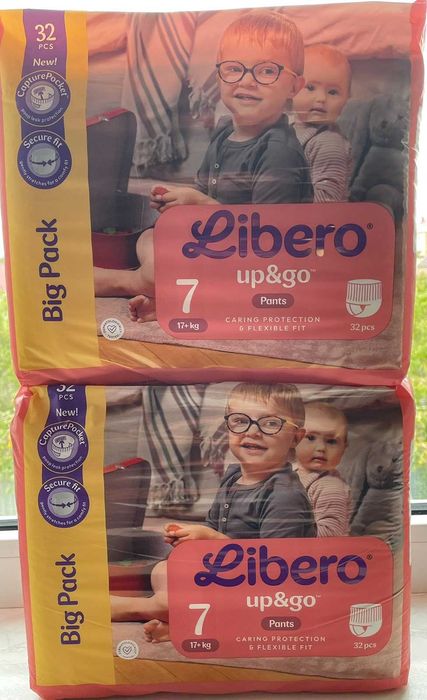 Підгузки-трусики Libero Up&Go 7 (17+ кг) 32 шт.