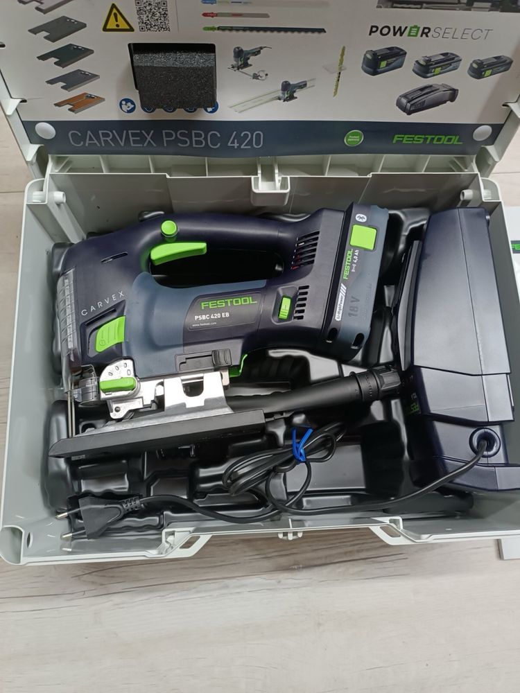 Festool PSBC 420 EB  09.2023й рік безщітковий лобзик Фестул