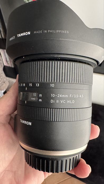 Lente Tamron 10-24mm F/3.5-4.5 Di II VC HLD