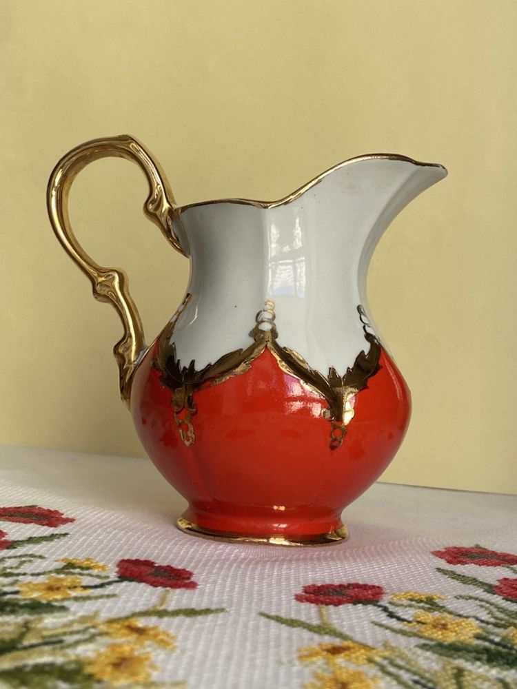 Молочник фарфор Бутон, сервиз, посуда, порцеляна