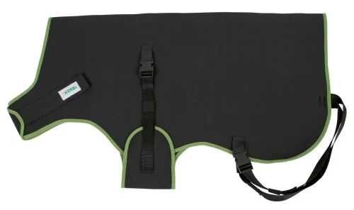 Derka dla cielaka Premium, czarna, Kerbl 70 cm,  lub 80 cm