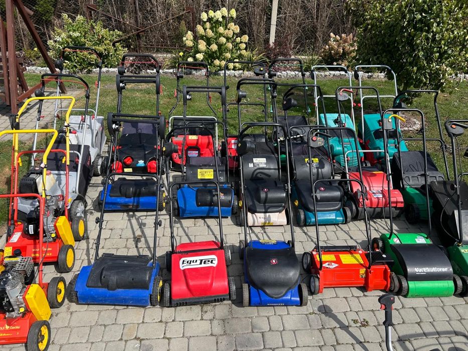 Wertykulator i areator elektryczny z koszem