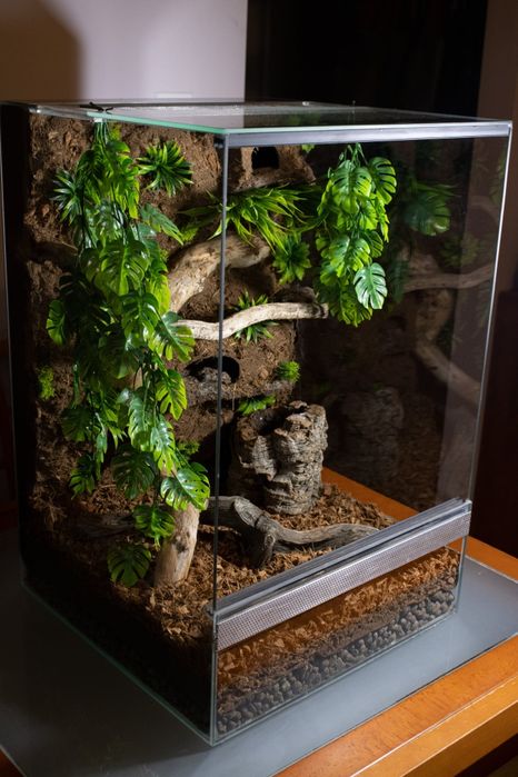 Terrarium 45x45x60 dla gekona orzesionego