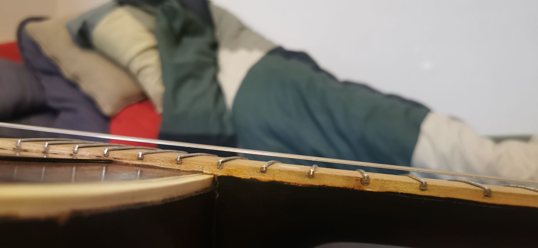 Gitara akustyczna 12 strunowa Władysław Lemański lutnicza z pokrowcem