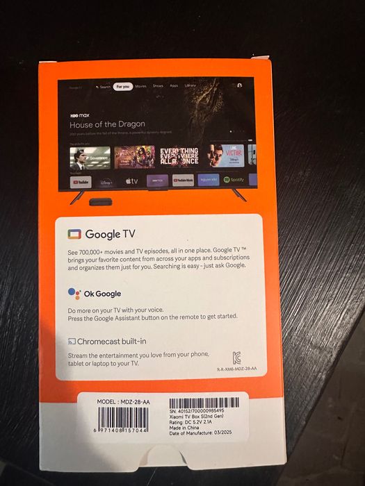 Андроїд Xiaomi TV Box S